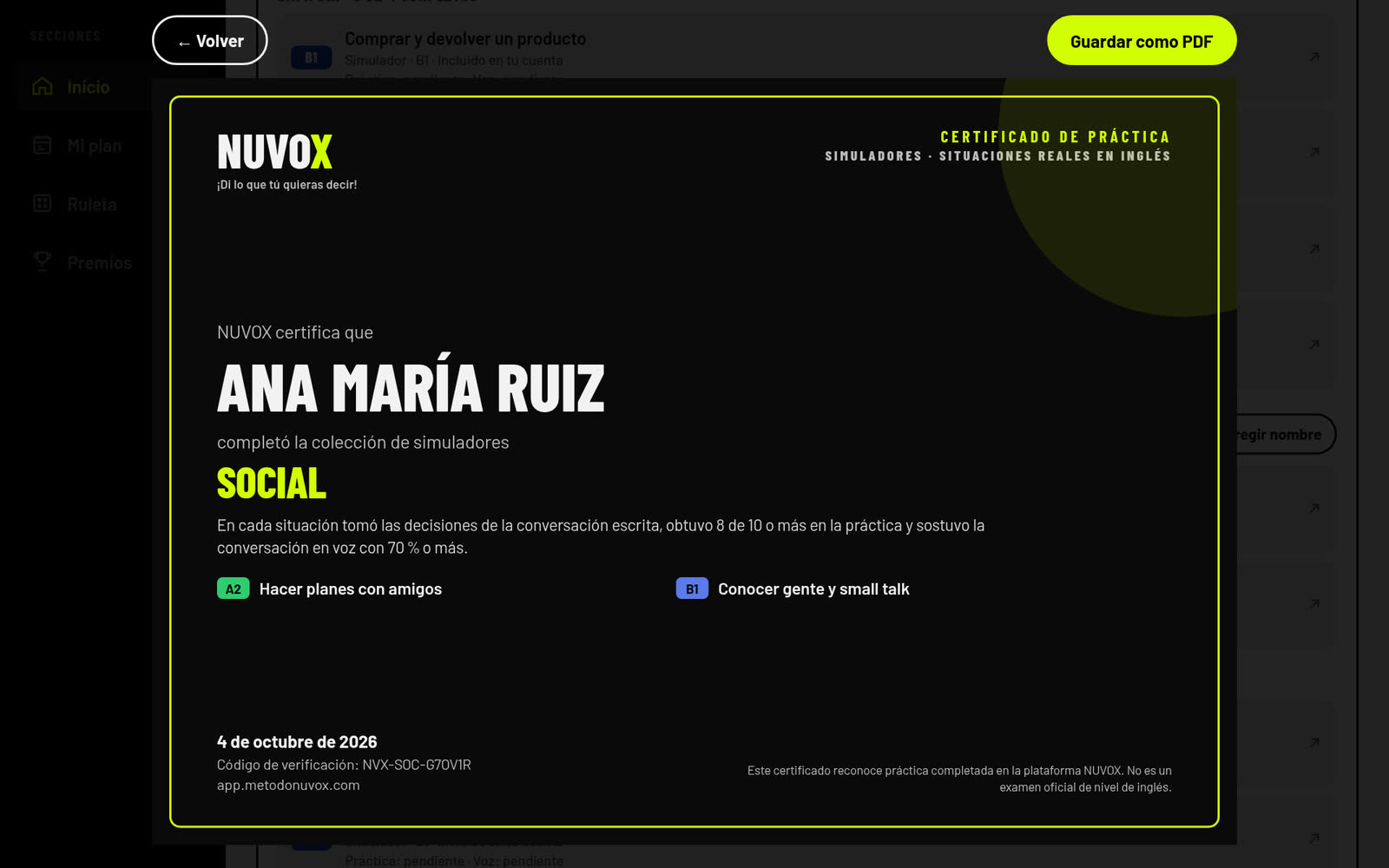 Certificados en computador